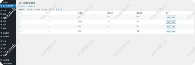 子比主题DIY – 关键词搜索管理代码-星辰解忧